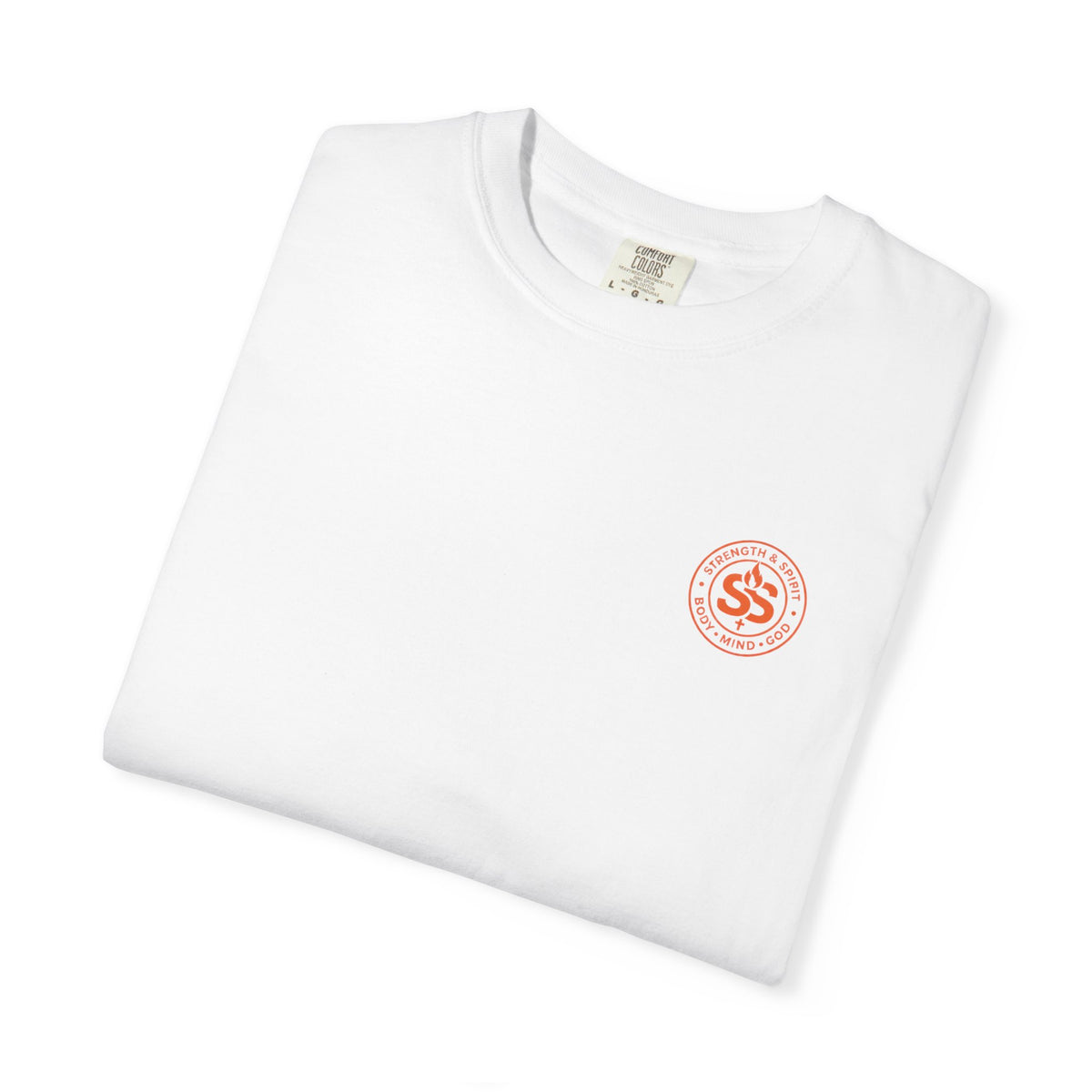 T-Shirt — "Jesus Saves" John 3:16 Christian Graphic Tee (Flower & Smiley Design)