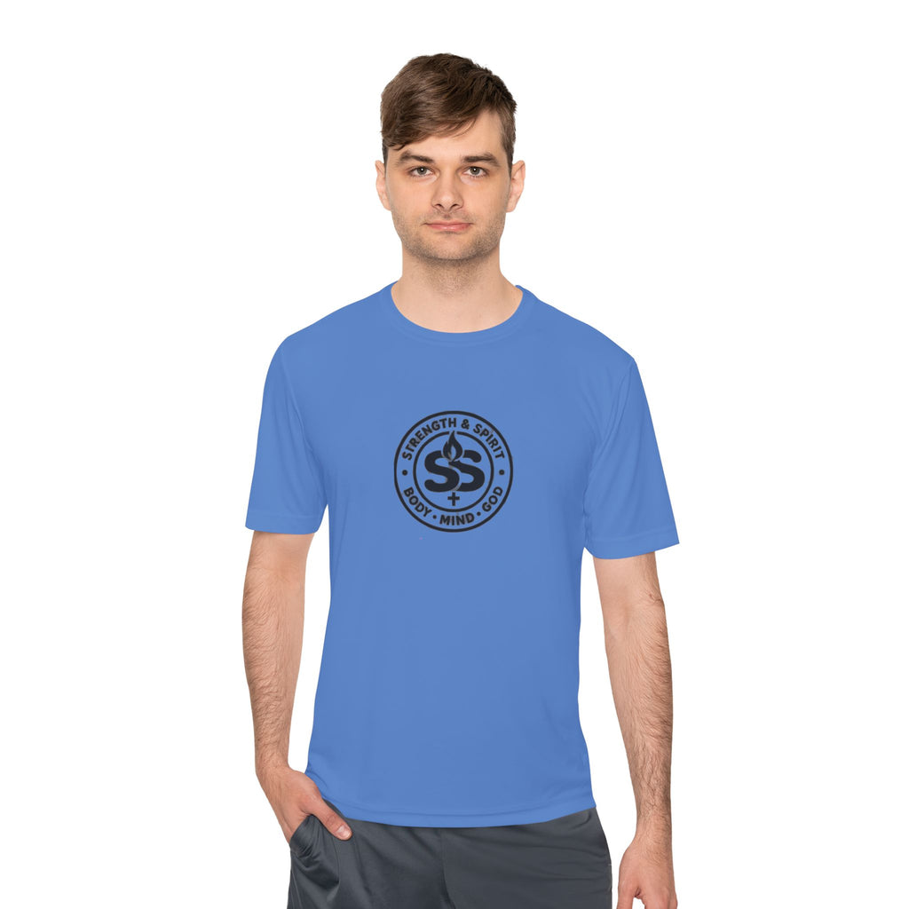 "His Strength My Weakness" Moisture-Wicking Shirt