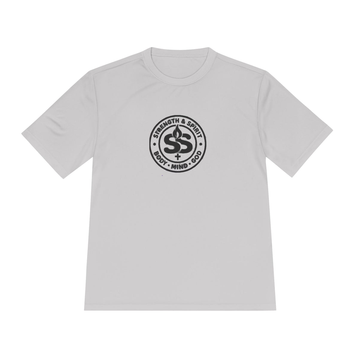 "His Strength My Weakness" Moisture-Wicking Shirt