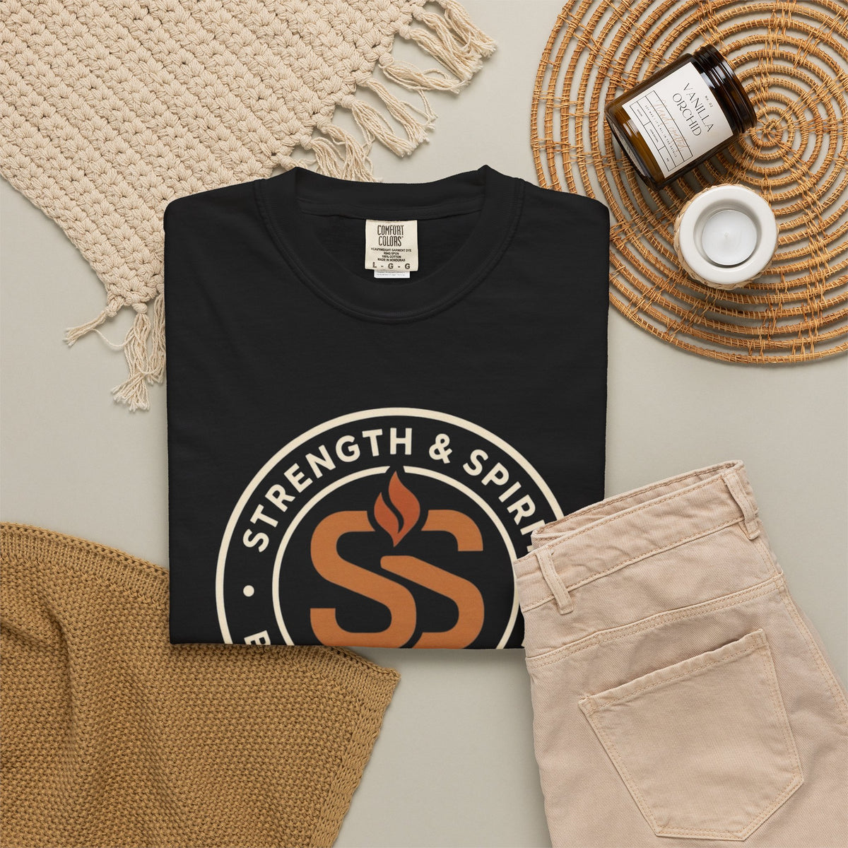 Strength & Spirit Logo Tee