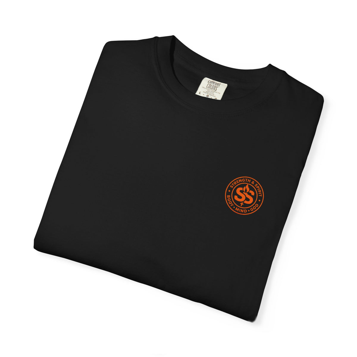 T-Shirt — "Jesus Saves" John 3:16 Christian Graphic Tee (Flower & Smiley Design)