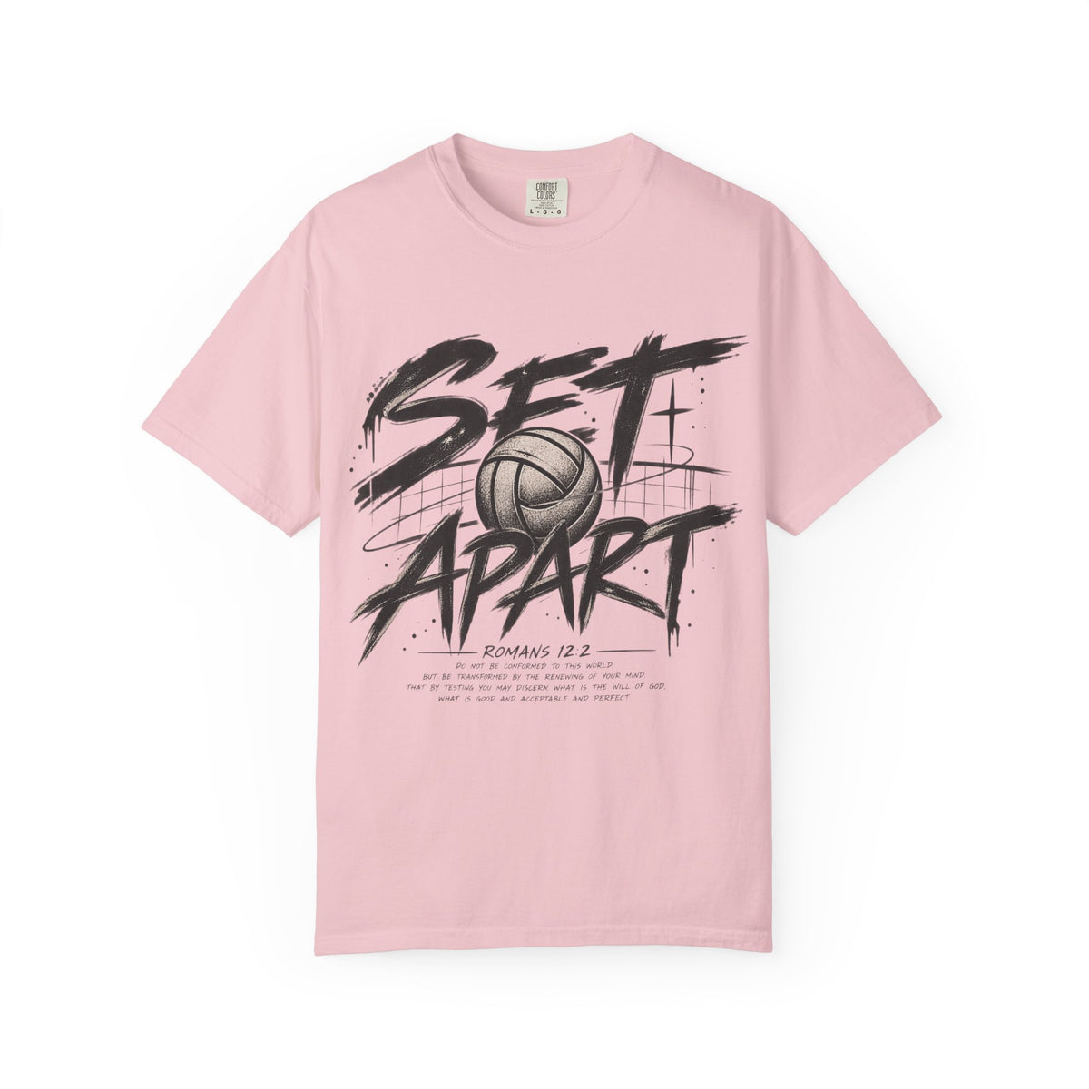 Set Apart Volleyball T-shirt — Christian Sports Tee (Romans 12:2)